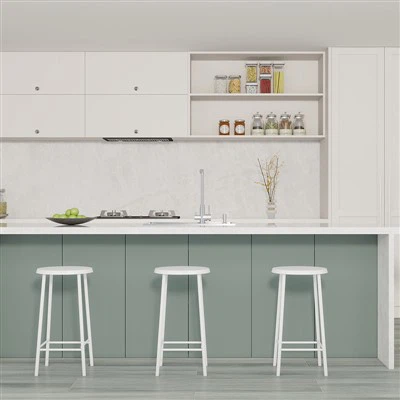 Modern Green Kitchen Cabinet